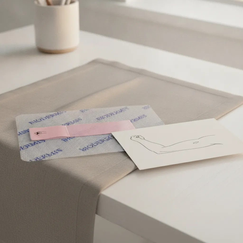 Biodermis scar sheets Epi-Tabs package illustrating small scar silicone sheet options