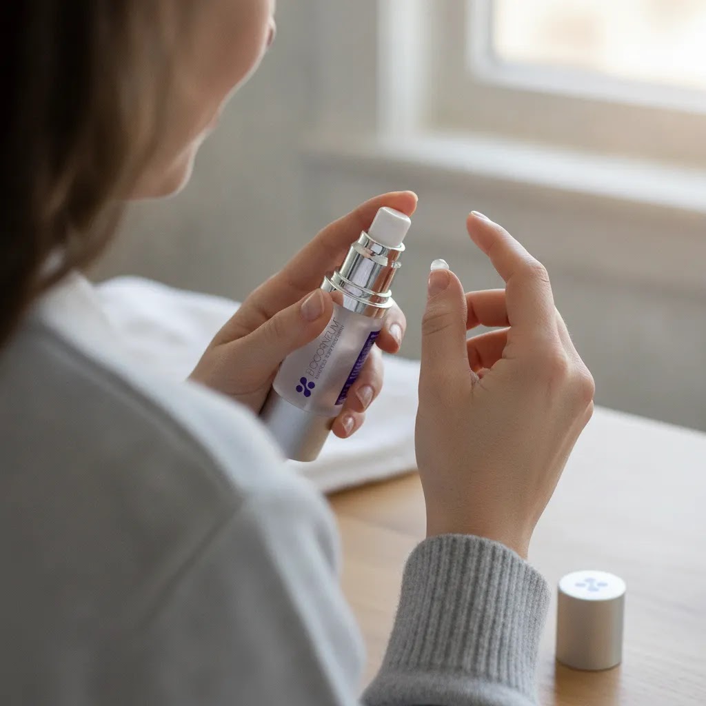 How to use biocorneum scar gel on a healed scar with a thin daily application