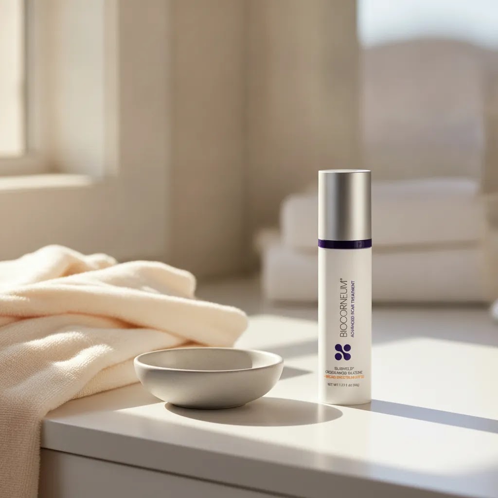 BIOCORNEUM 50g for kelocell silicone scar reducer gel inspired daily scar care routine image