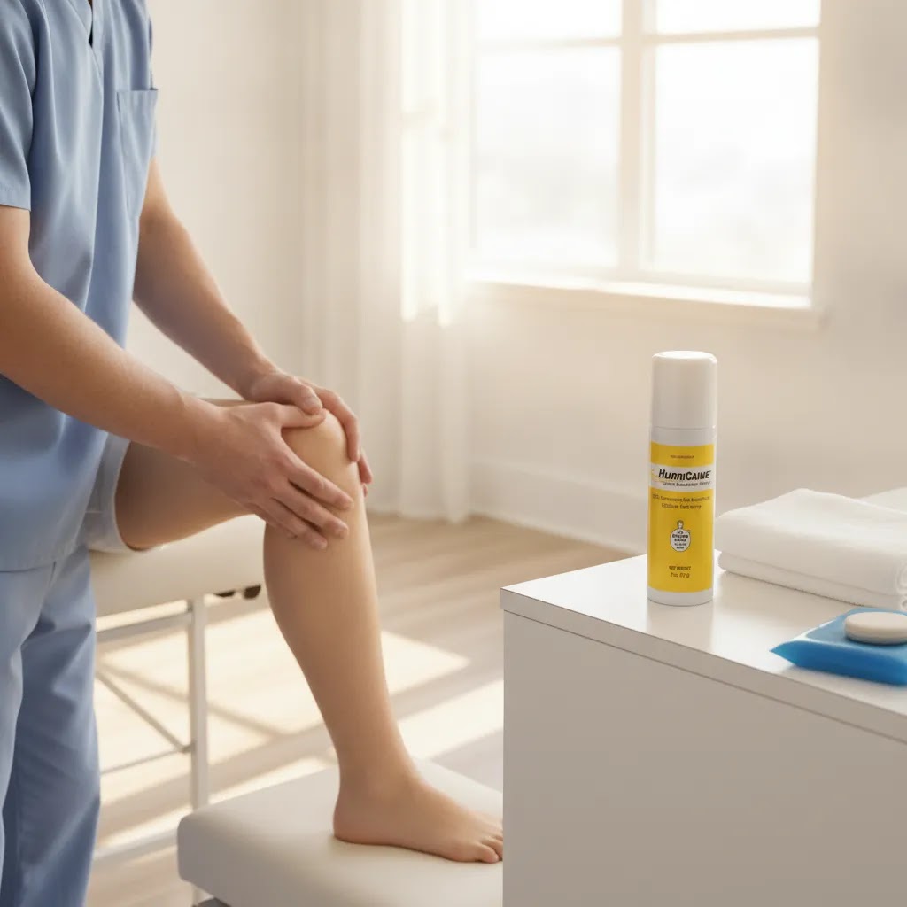 How to break up scar tissue in knee with manual therapy and topical numbing support using CryoDose TA