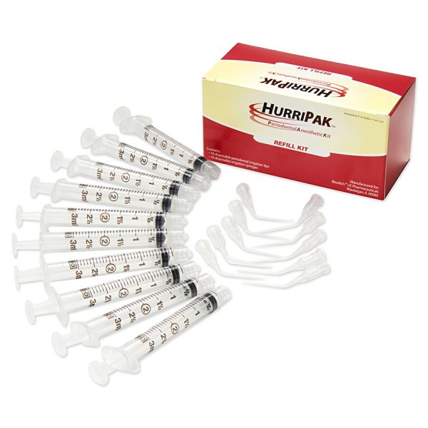 HurriPAK Periodontal Anesthetic Refill Kit.